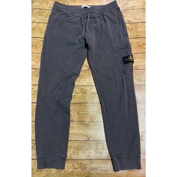 STONE ISLAND Men's Gray Tapered Track Pants - Picture 3 of 6